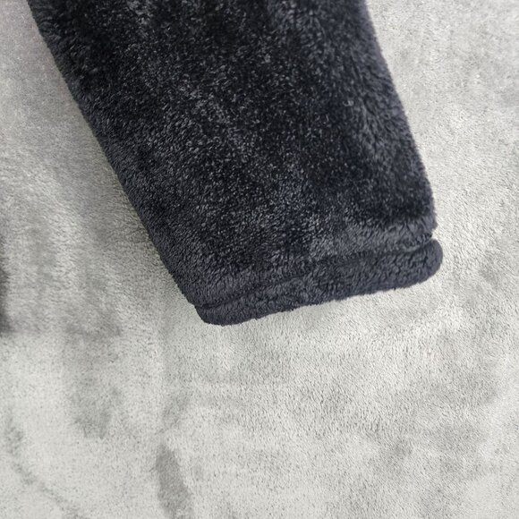 Womens Black 32 Degrees Heat Fleece Jacket Full Zip Long Sleeve Soft & Warm XL - Picture 5 of 10